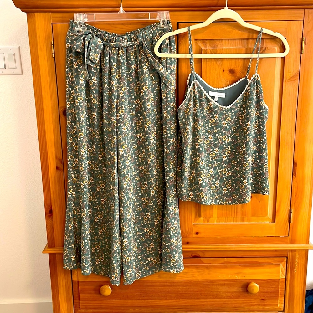 Matching top and pant set